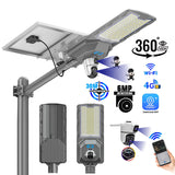 Dual Lenses Solar Street Lamp with CCTV 6 Million Pixels Solar LED Street Light with Camera Eseecloud